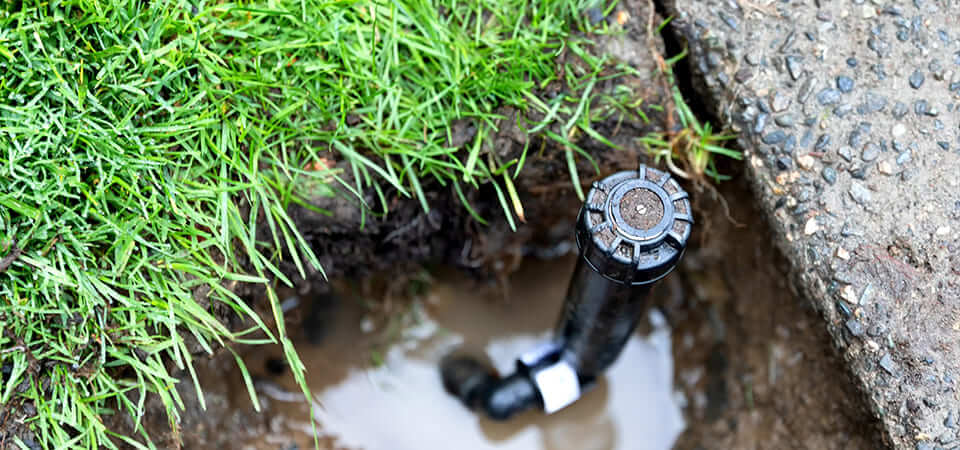 water leaking from sprinkler valve